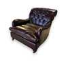 Chesterfield Ledersessel mit Holzbeinen | Modell CALEDONIAN