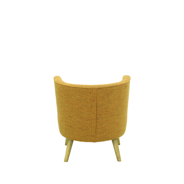 Gelber Sessel aus Stoff oder Leder ✔ INA-Modell
