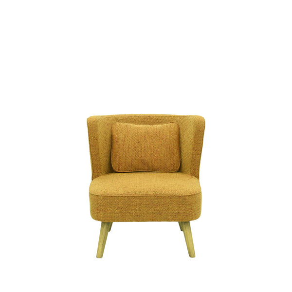 Gelber Sessel aus Stoff oder Leder ✔ INA-Modell