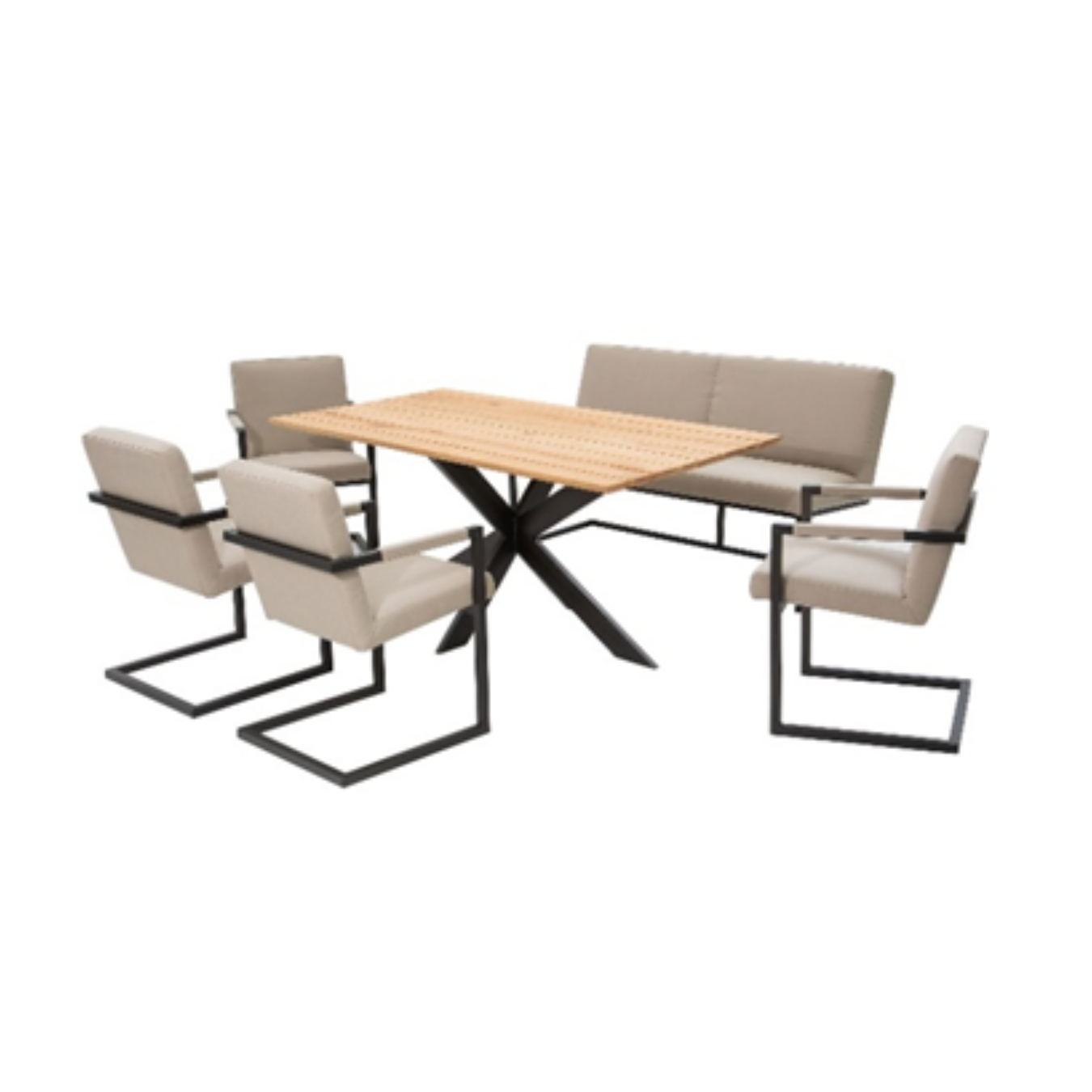 Schwingstuhl für Terrasse und Garten | Modell FLEET