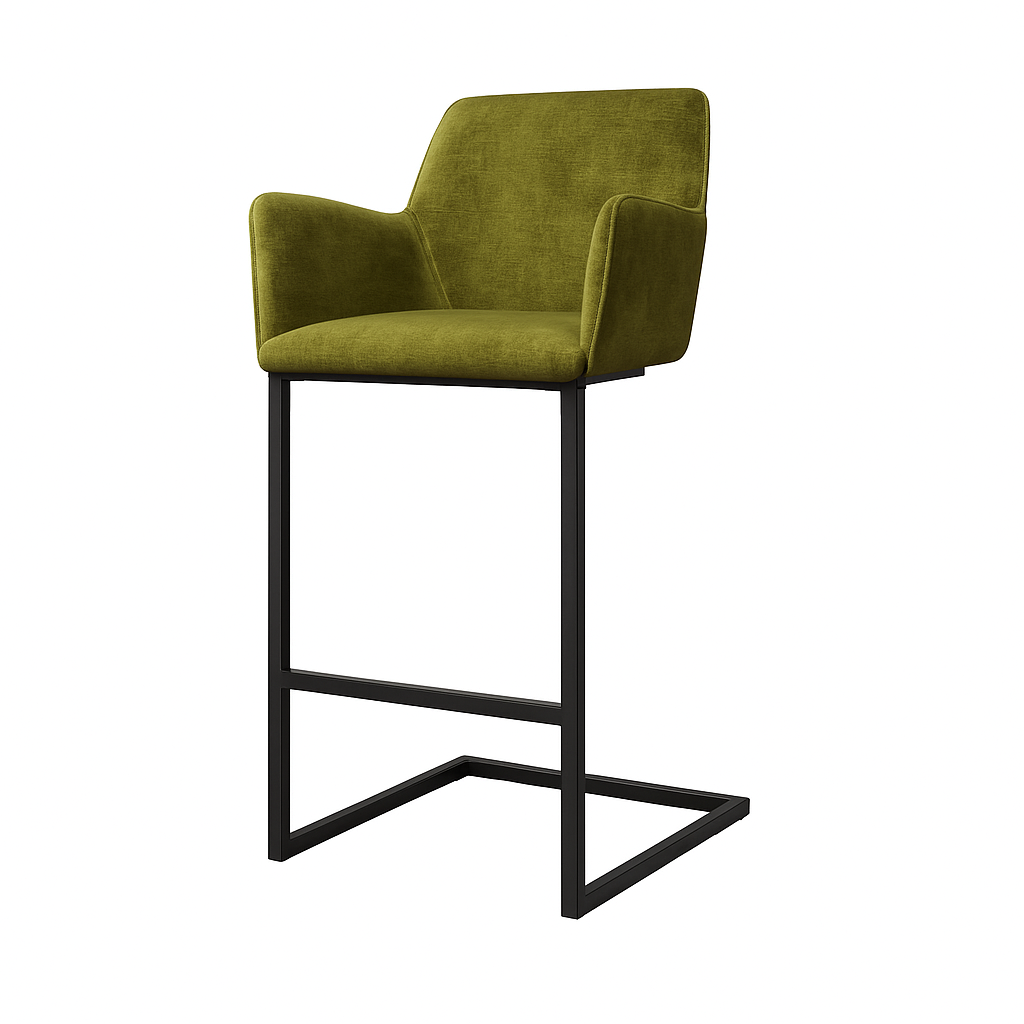 Barhocker aus Samt | Modell GIAN