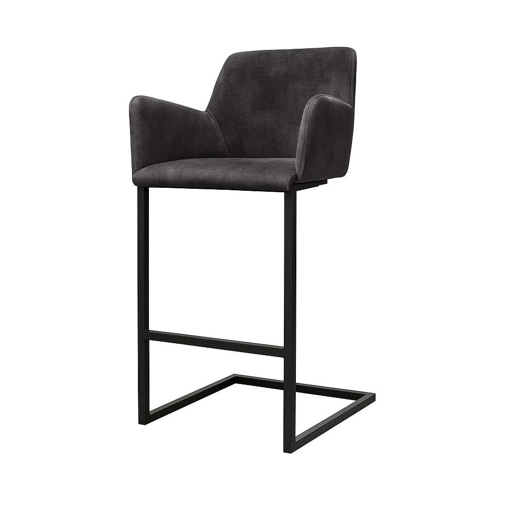 Barhocker aus Samt | Modell GIAN