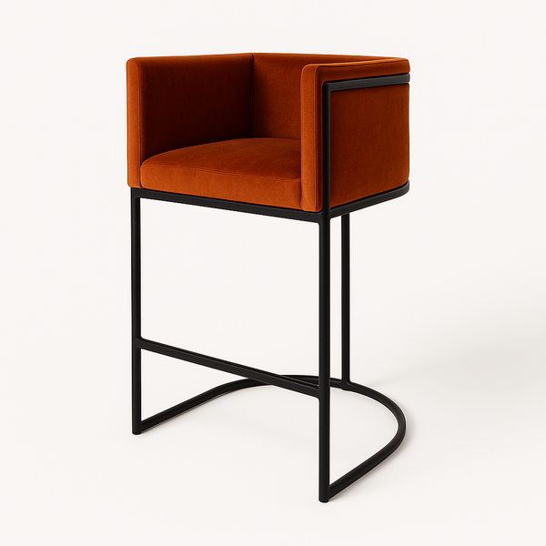 Barhocker aus Samt | Modell ENRI