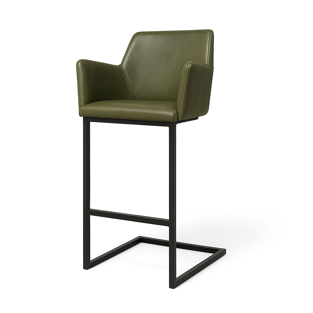 Barhocker aus Leder | Modell GIAN