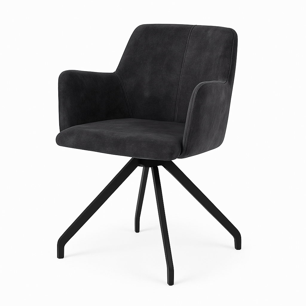 Küchenstuhl aus Samt | Modell GIANI