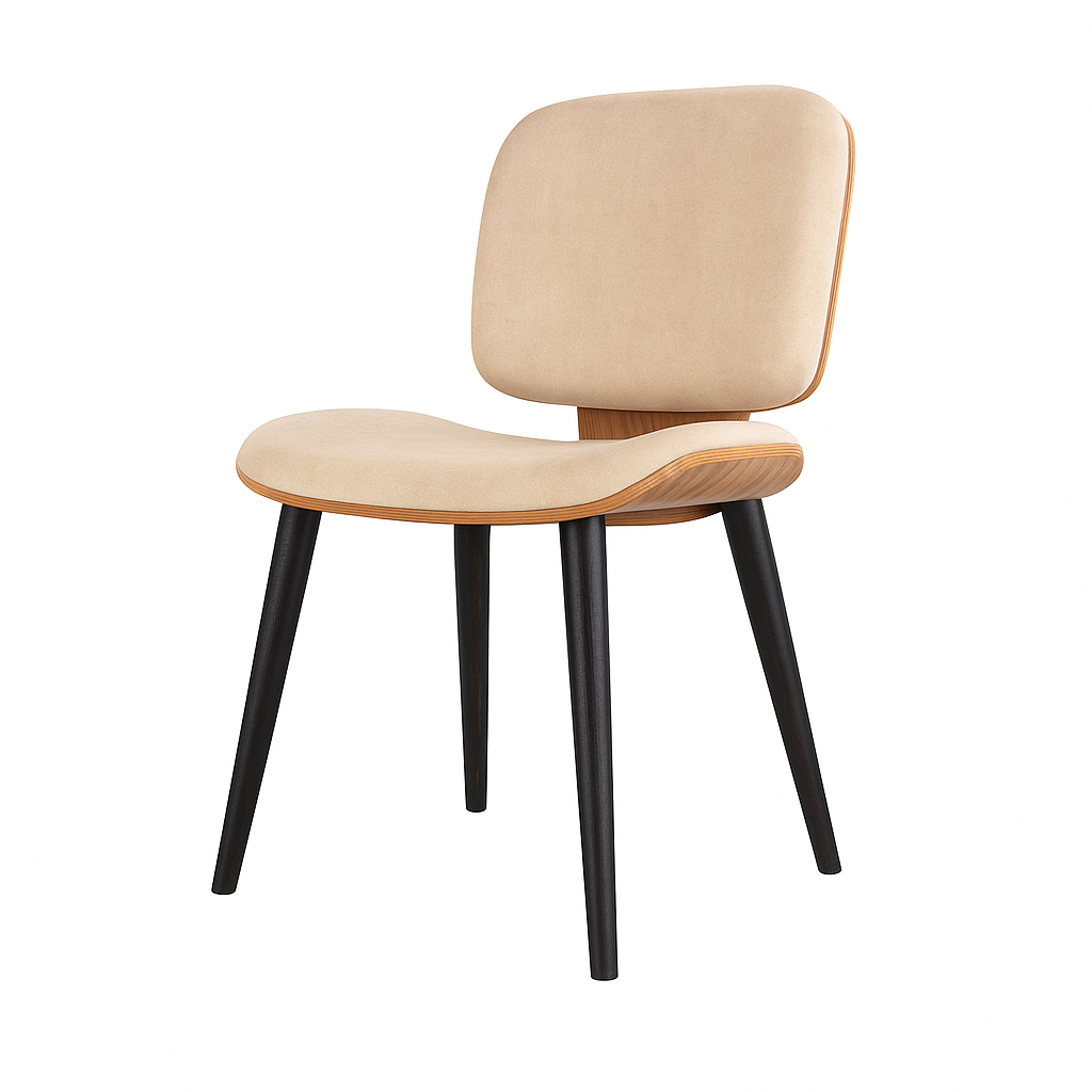 Küchenstuhl aus Samt | Modell RAUL