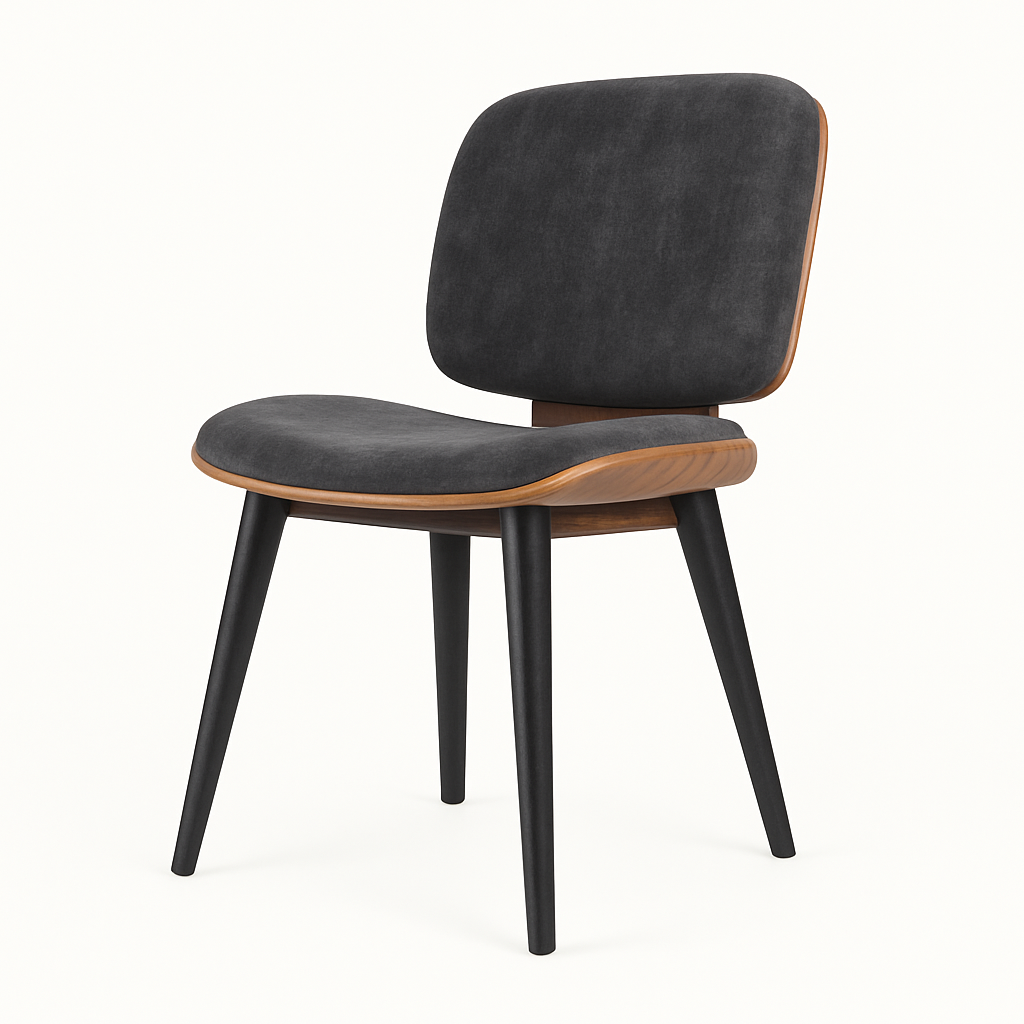 Küchenstuhl aus Samt | Modell RAUL