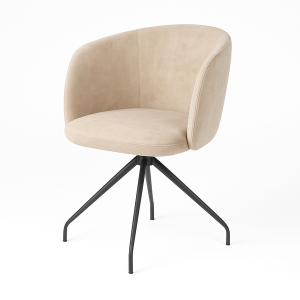 Küchenstuhl aus Samt | Modell ZURLI