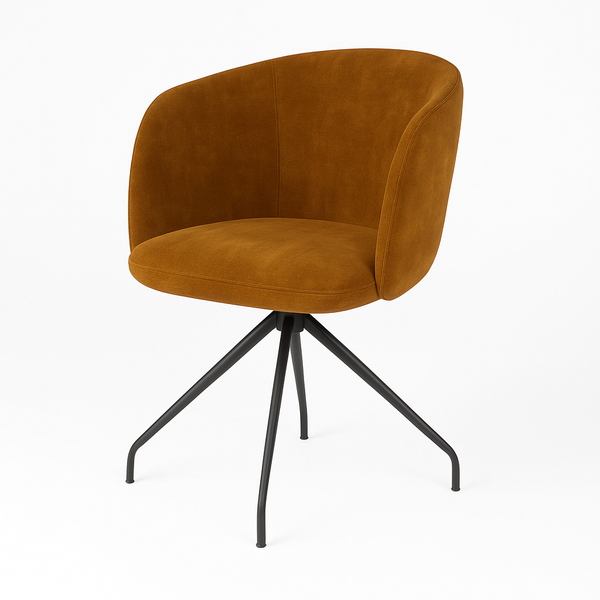 Küchenstuhl aus Samt | Modell ZURLI