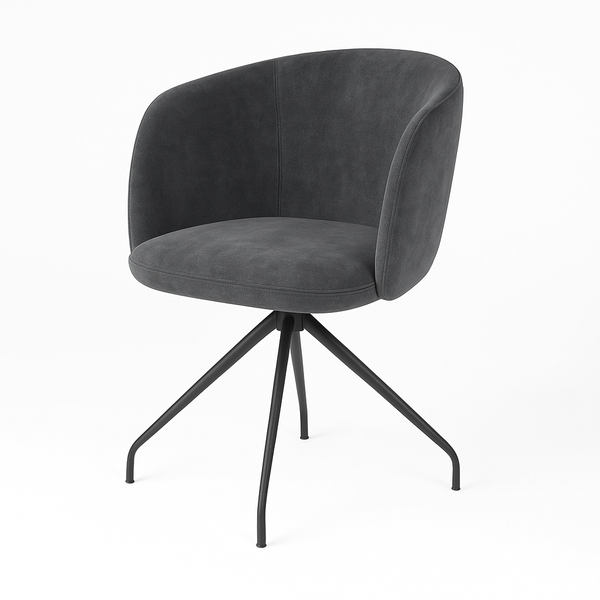 Küchenstuhl aus Samt | Modell ZURLI