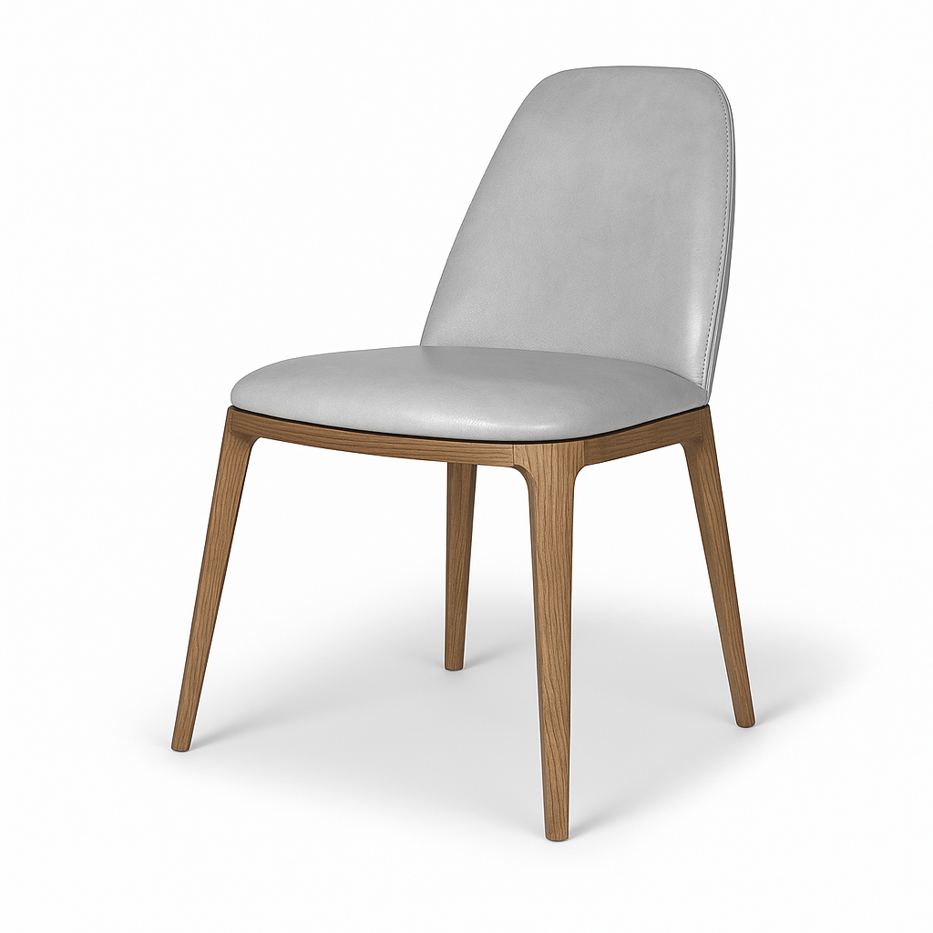 Stuhl aus Naturleder | Modell VIVI NA