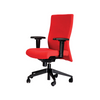 Chaise de bureau ergonomique en tissu ou revêtement en cuir avec accoudoirs en plastique | Modèle KEO