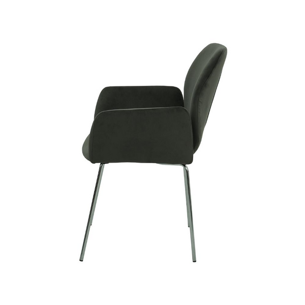 Stuhl mit Metallbeinen aus Material oder Leder ✔ Modell PETRA