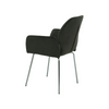 Stuhl mit Metallbeinen aus Material oder Leder ✔ Modell PETRA