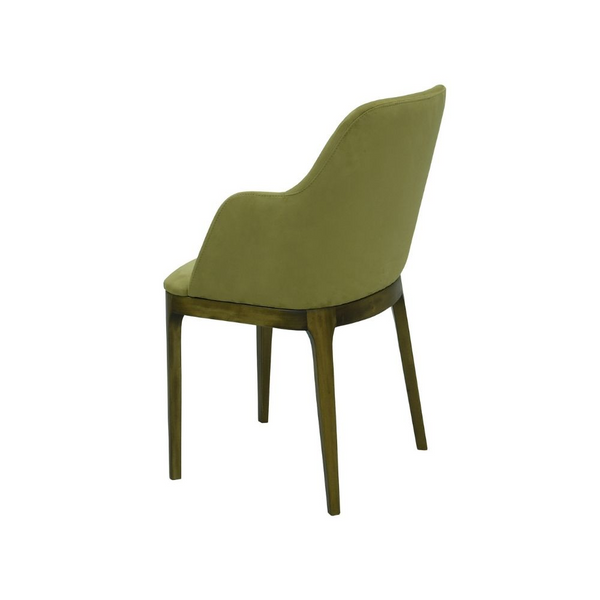 Grüner Stuhl aus Stoff oder Naturleder ✔ Modell VERONA
