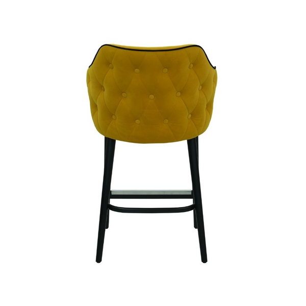 Gelber Stuhl für die Insel aus Stoff oder Leder ✔ ZOE-Modell