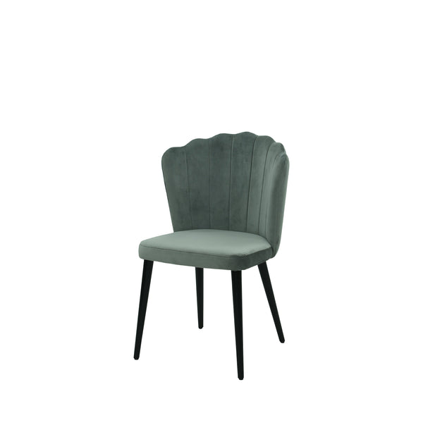 Stuhl mit Samt- oder Lederbezug ✔ Modell ARIA
