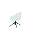 Stuhl aus weißem Stoff oder Leder ✔ Modell TEONA