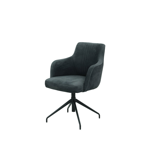 Höhenverstellbarer Stuhl aus Stoff oder Leder | Modell SOHO