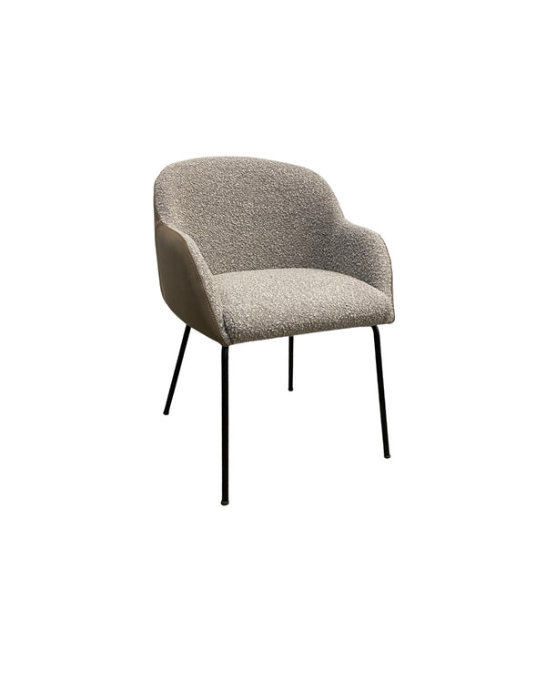 Stuhl aus Stoff und Büffelleder ✔ Modell MARCO S