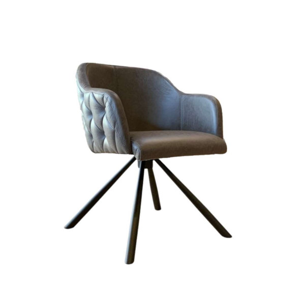 Drehbarer Stuhl aus Büffelleder | AURORA PC-Modell