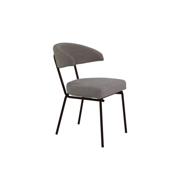 Stuhl aus Bouclé-Material ✔ Modell PINA