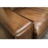Luxuriöses Buffelleder-Sofa mit Holzbeinen | Modell XXXLUTZ DOME