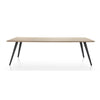 Dining table made of oak with design frame ZURICH IDEALO