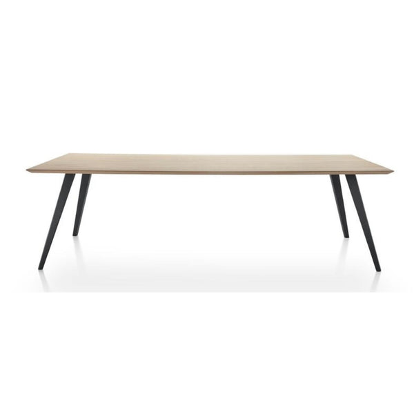 Dining table made of oak with design frame ZURICH IDEALO