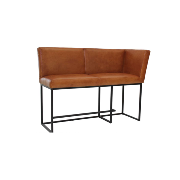  Stilvolle Büffelleder-Sitzbank für die Bar | Modell COR FLEET 75