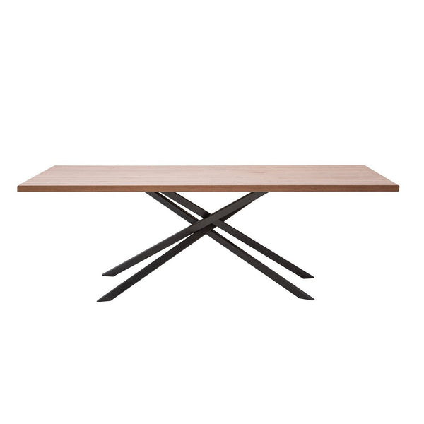 Rechteckiger Tisch aus Massivholz