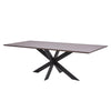 Eleganter Esszimmer Tisch aus Massiv Eiche mit Stahlfüßen |  Modell MIKADO SLIM A