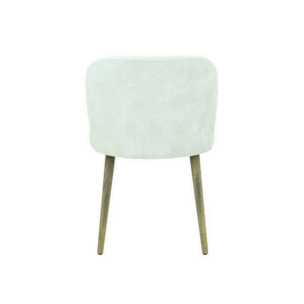 Weißer Küchenstuhl aus Stoff oder Leder | Modell SAM