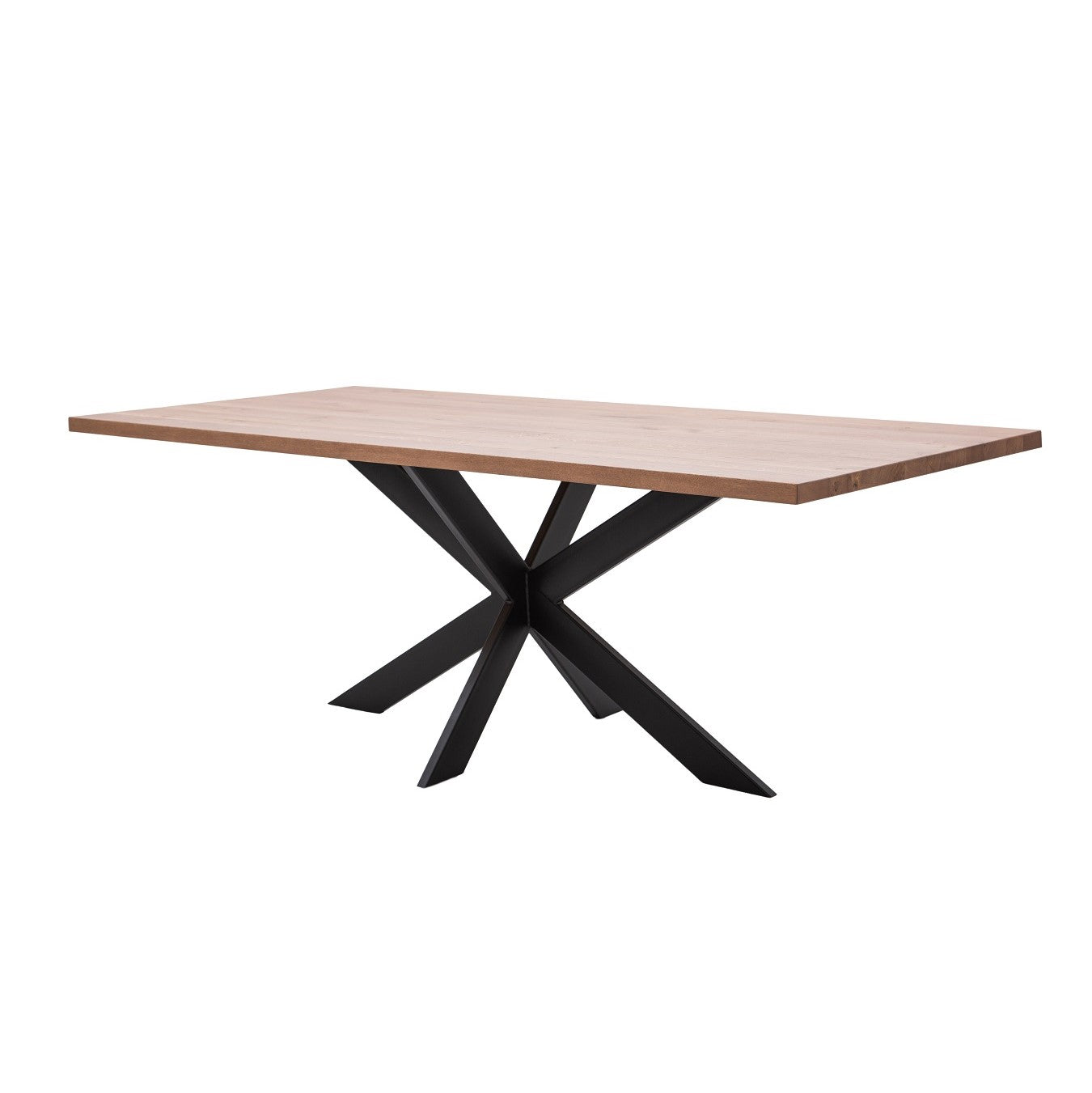 Dining room dining table made of oak steel straight edge MIKADO SLIM