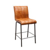 Leder Barhocker 66 TOWER Farbe Cognac derstuhl.at