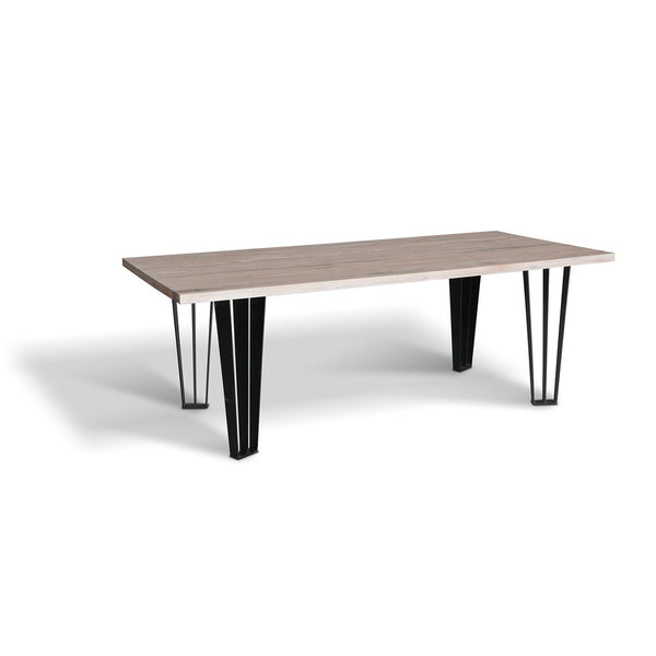 Wohnzimmer Tisch mit Eichenholzplatte |  Modell TRIPOD