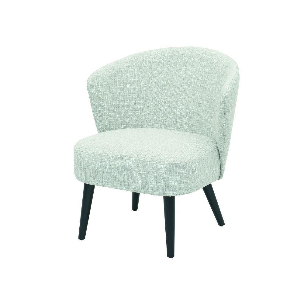Sessel aus weißem Samt oder Leder ✔ LOTUS-Modell