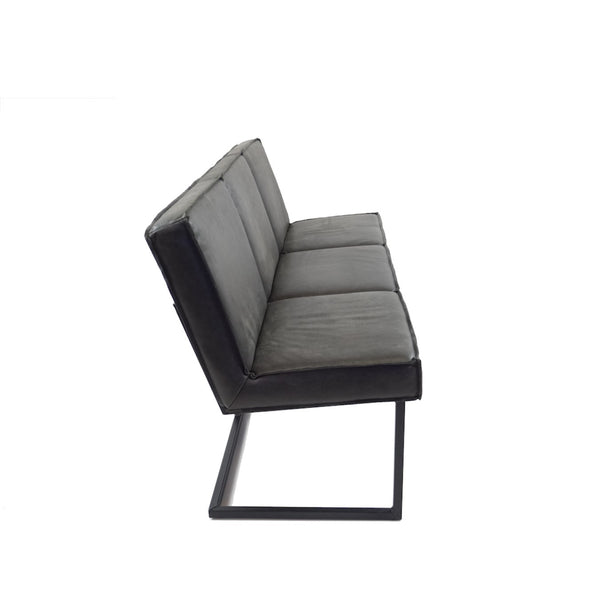 Sitzbank aus Büffelleder mit Stahlrahmen: Komfort trifft auf Stabilität | Modell FLEET SHANGHAI