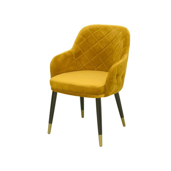 Stuhl mit Rückenlehne aus Stoff oder Leder ✔ Modell MARCO
