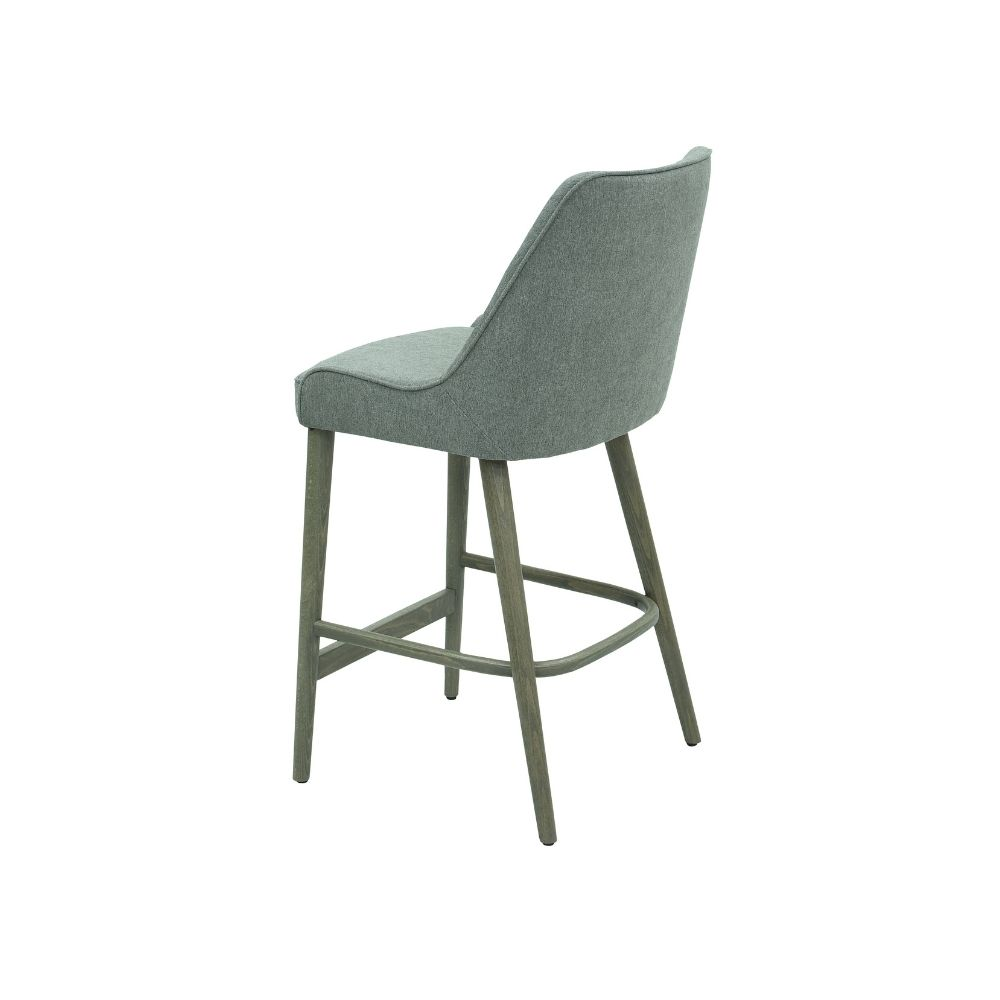 Kücheninsel Stuhl aus Stoff oder Leder |  Modell DINING G