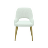 Dünner Stuhl aus Stoff oder Leder ✔ Modell HUGO