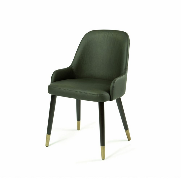 Stuhl mit Samt- oder Lederbezug ✔ ROCCO-Modell