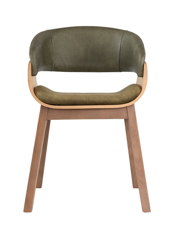 Grüner Stuhl mit einzigartigem Design ✔ Modell BRANDO