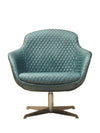 Moderner Sessel aus Leder oder Stoff mit Karomuster | PEPE-Modell